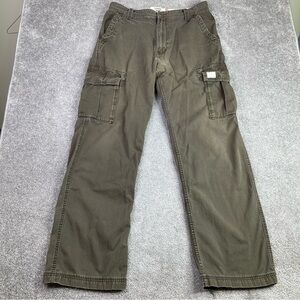 Levi’s Cargo Pants Men’s 34X33.5 Brown Loose Straight Mid-Rise Cotton Workwear